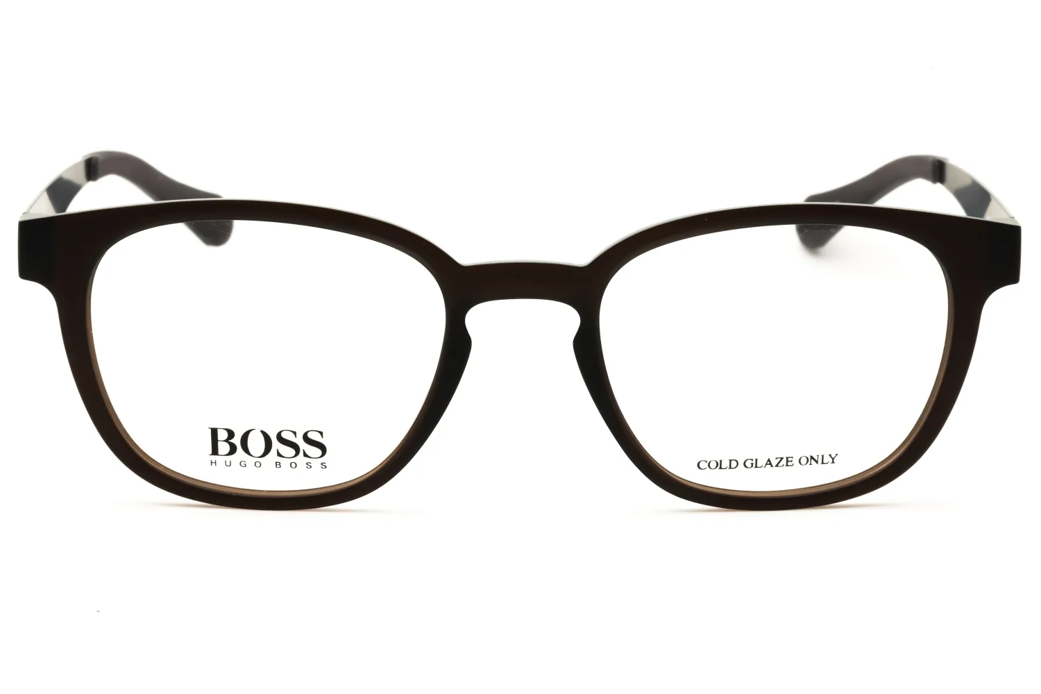 HUGO BOSS 0871 005A 00 Eyeglasses Matte Brown Grey 50mm Men 2