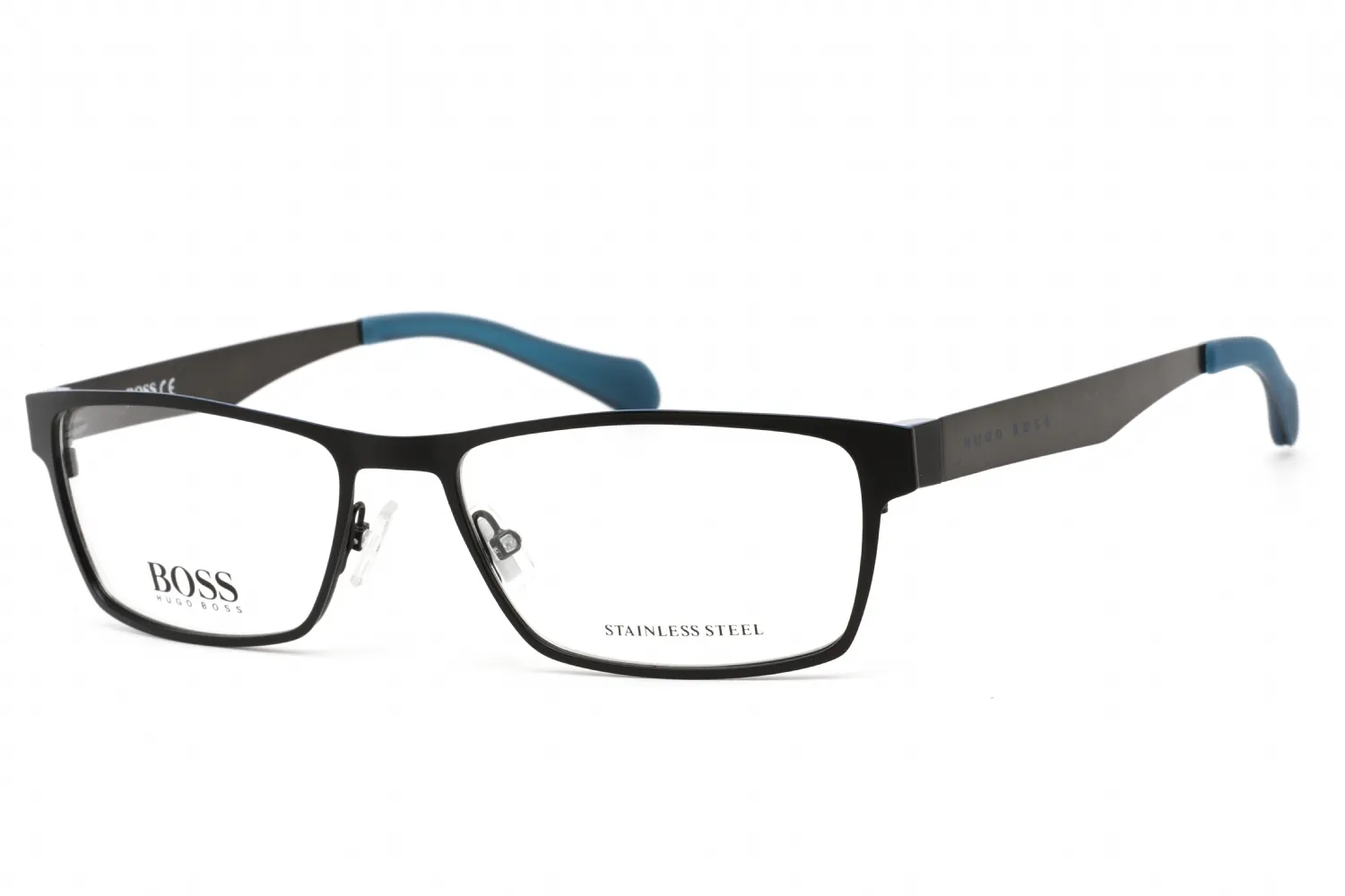 HUGO BOSS 0873 00MB 00 Eyeglasses Matte Black Blue 54mm Men