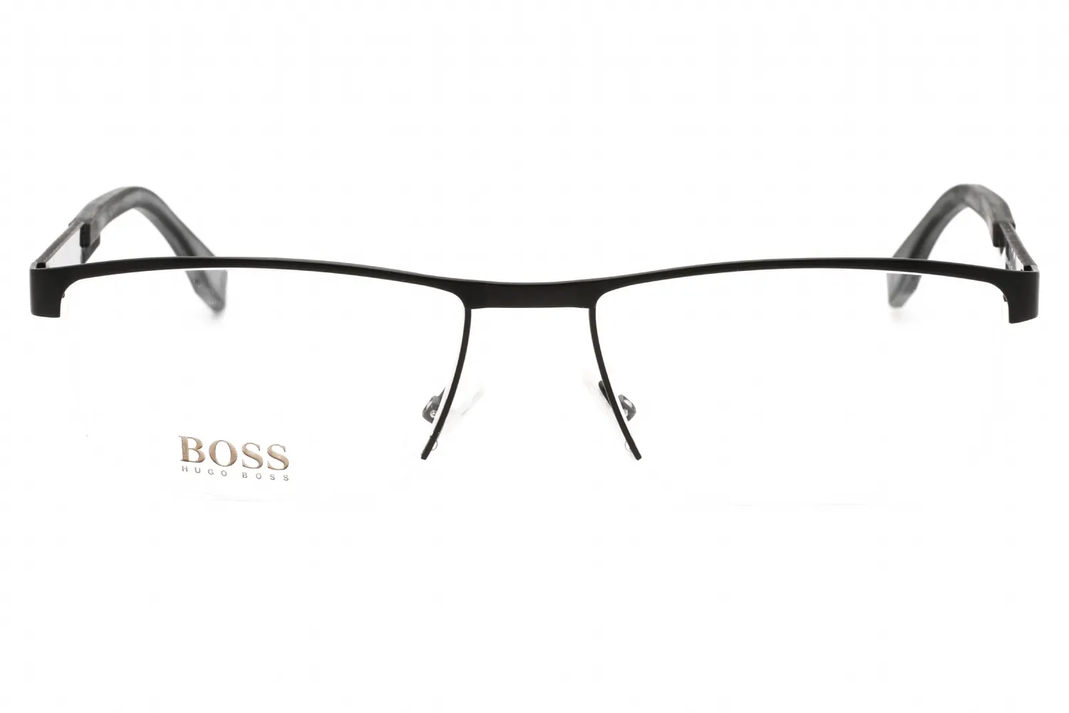 HUGO BOSS 0734 0KCQ 00 Eyeglasses Black Carbon 58mm Men 2