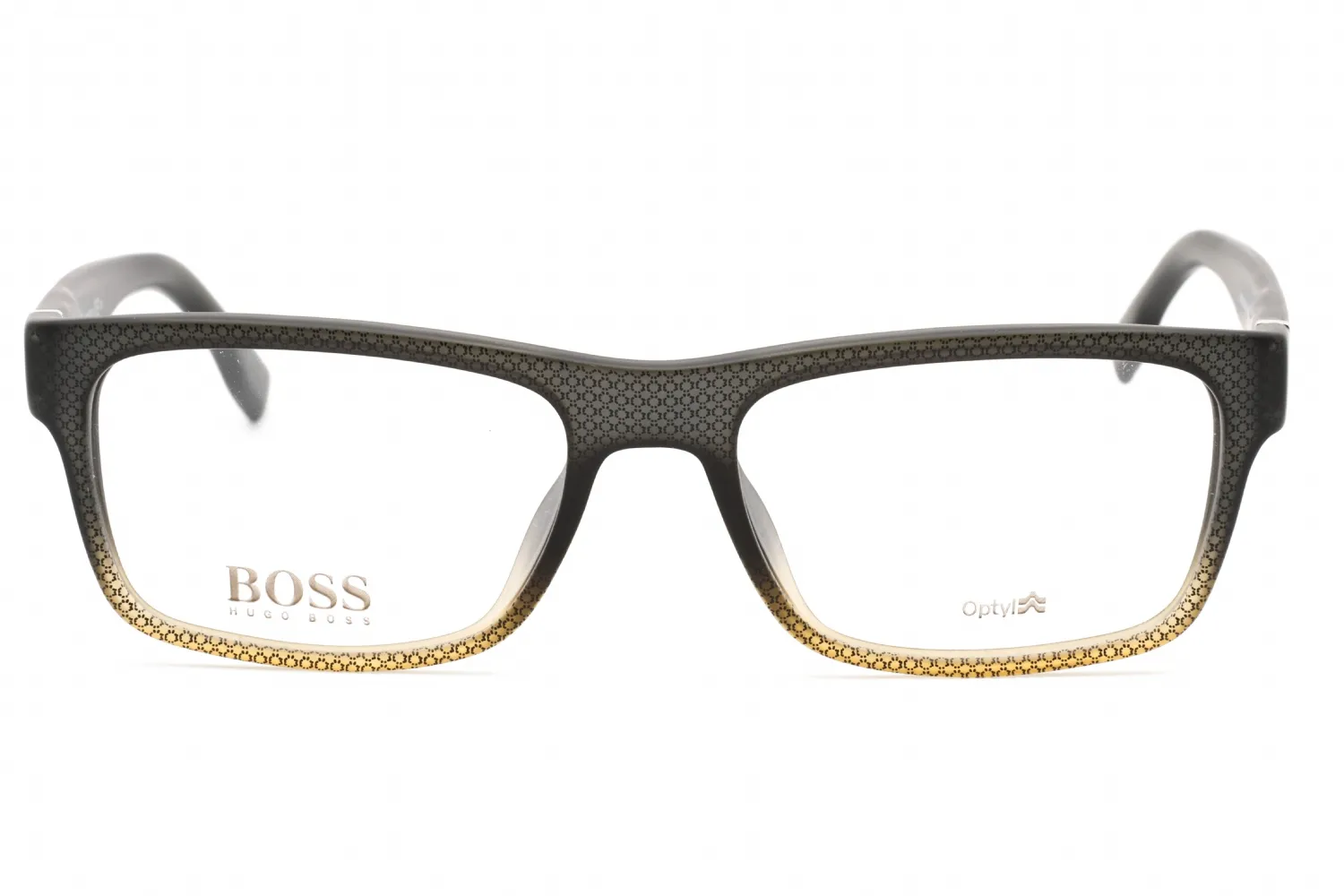 HUGO BOSS 0729 0KAC 00 Eyeglasses Shiny Gray Tex 54mm Unisex 2