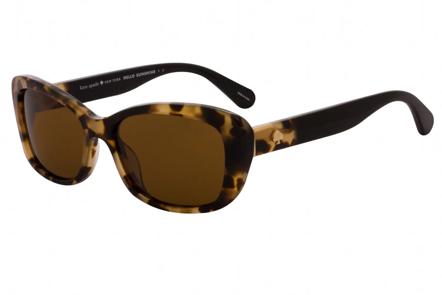 Kate Spade Claretta/P/S 0581 00 Sunglasses Havana Black (sp Bronze Pz Lens) 53mm Women