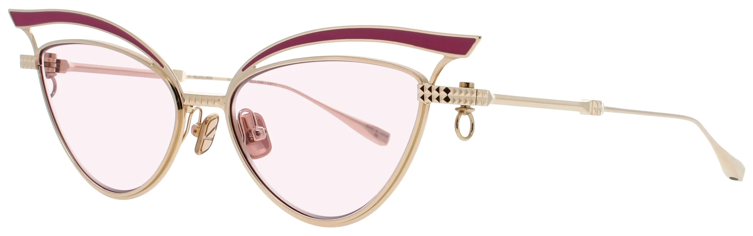 Valentino V - GLASSLINER 118D Sunglasses White 55mm Women