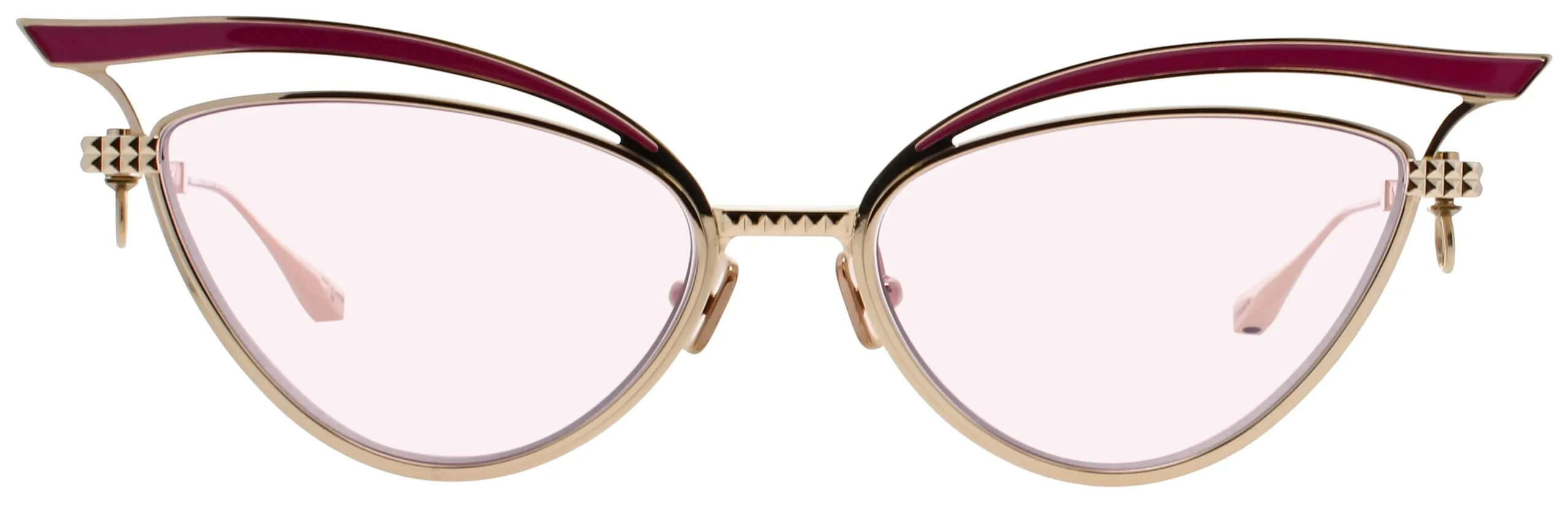 Valentino V - GLASSLINER 118D Sunglasses White 55mm Women 2