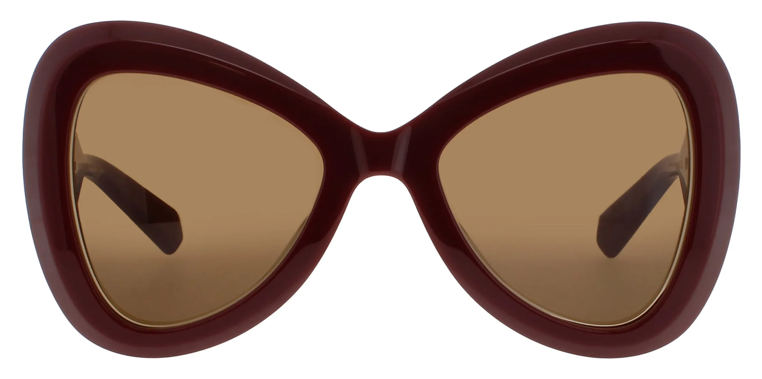 Valentino V-GOLD-III-VLS 138B Sunglasses Bordeaux 53mm Unisex 2