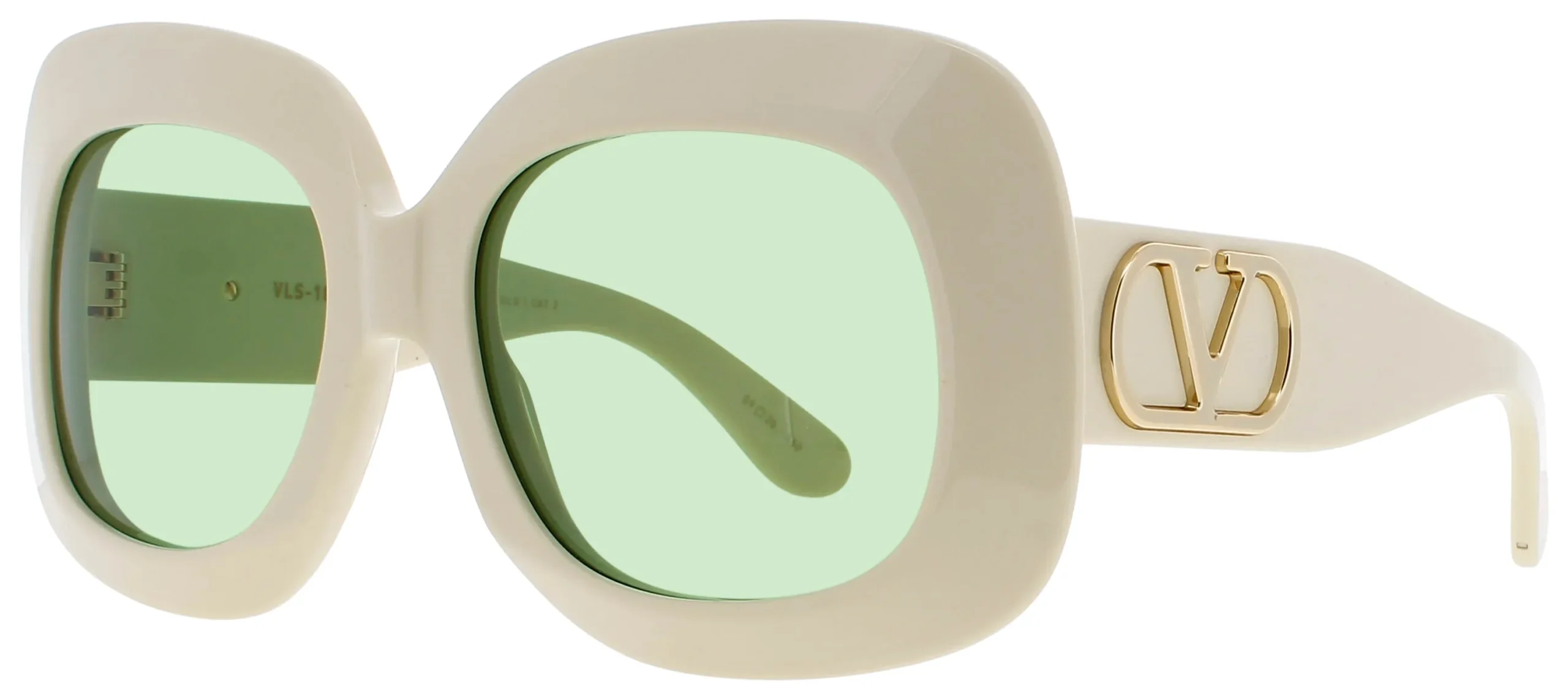 Valentino VLS-180 180B Sunglasses Ivory 59mm Women