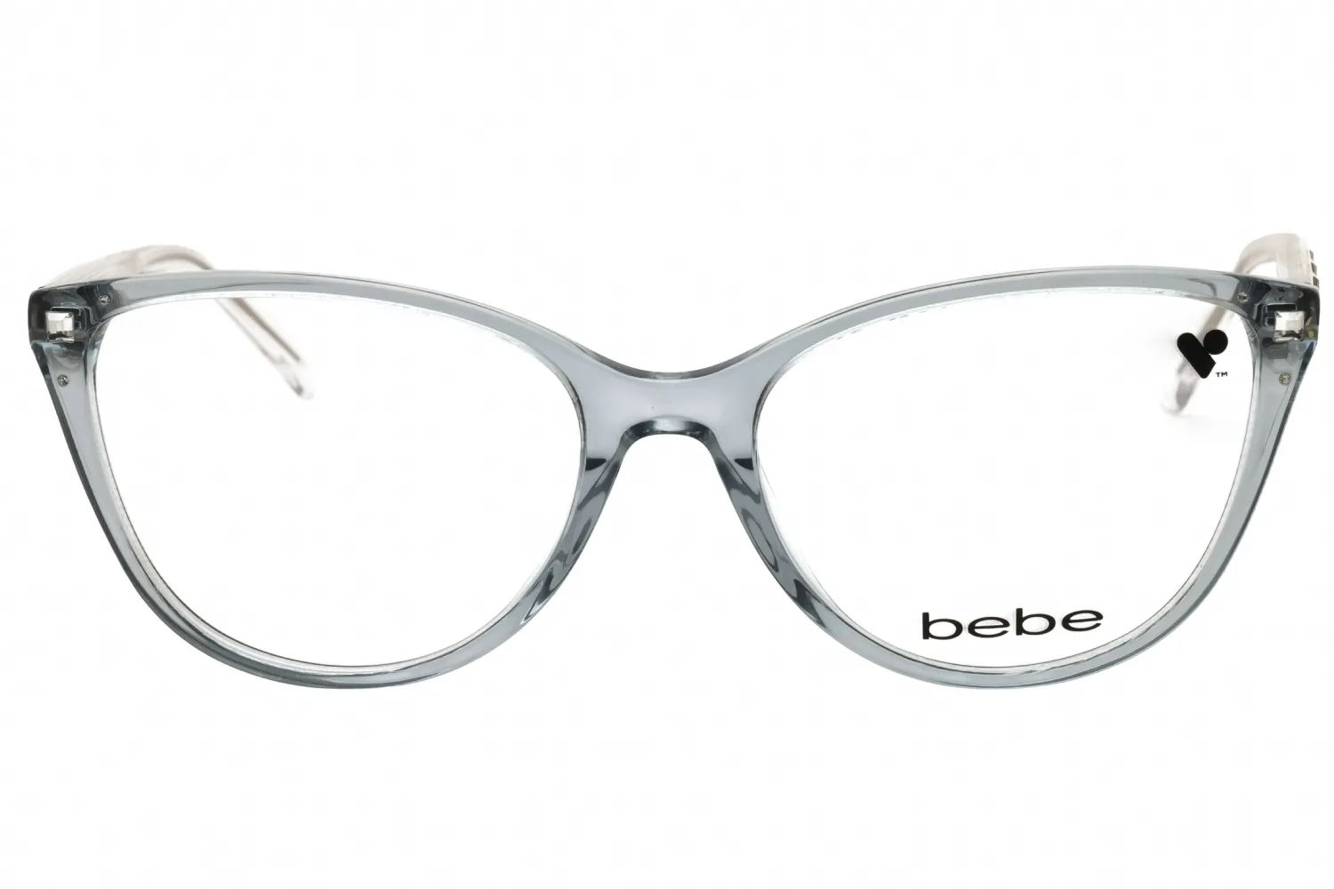 Bebe BB5225 050 Eyeglasses Grey Crystal 54mm Women 2