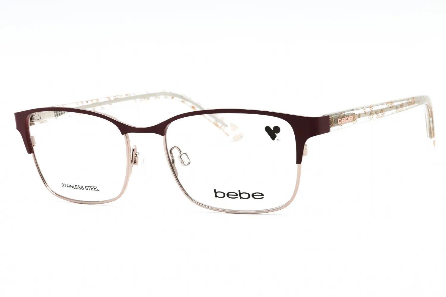 Bebe BB5190 610 Eyeglasses Burgundy 52mm Women