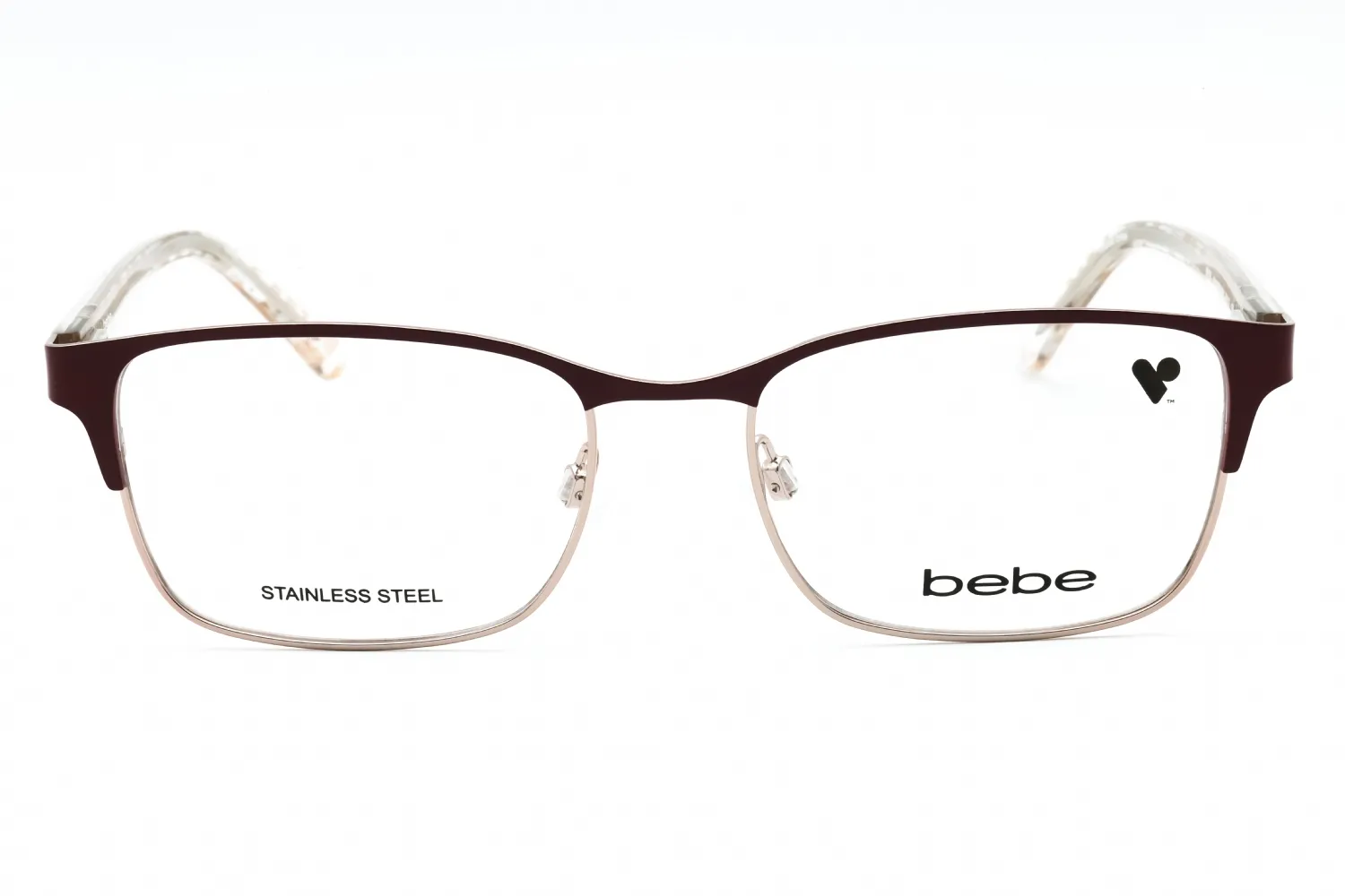 Bebe BB5190 610 Eyeglasses Burgundy 52mm Women 2