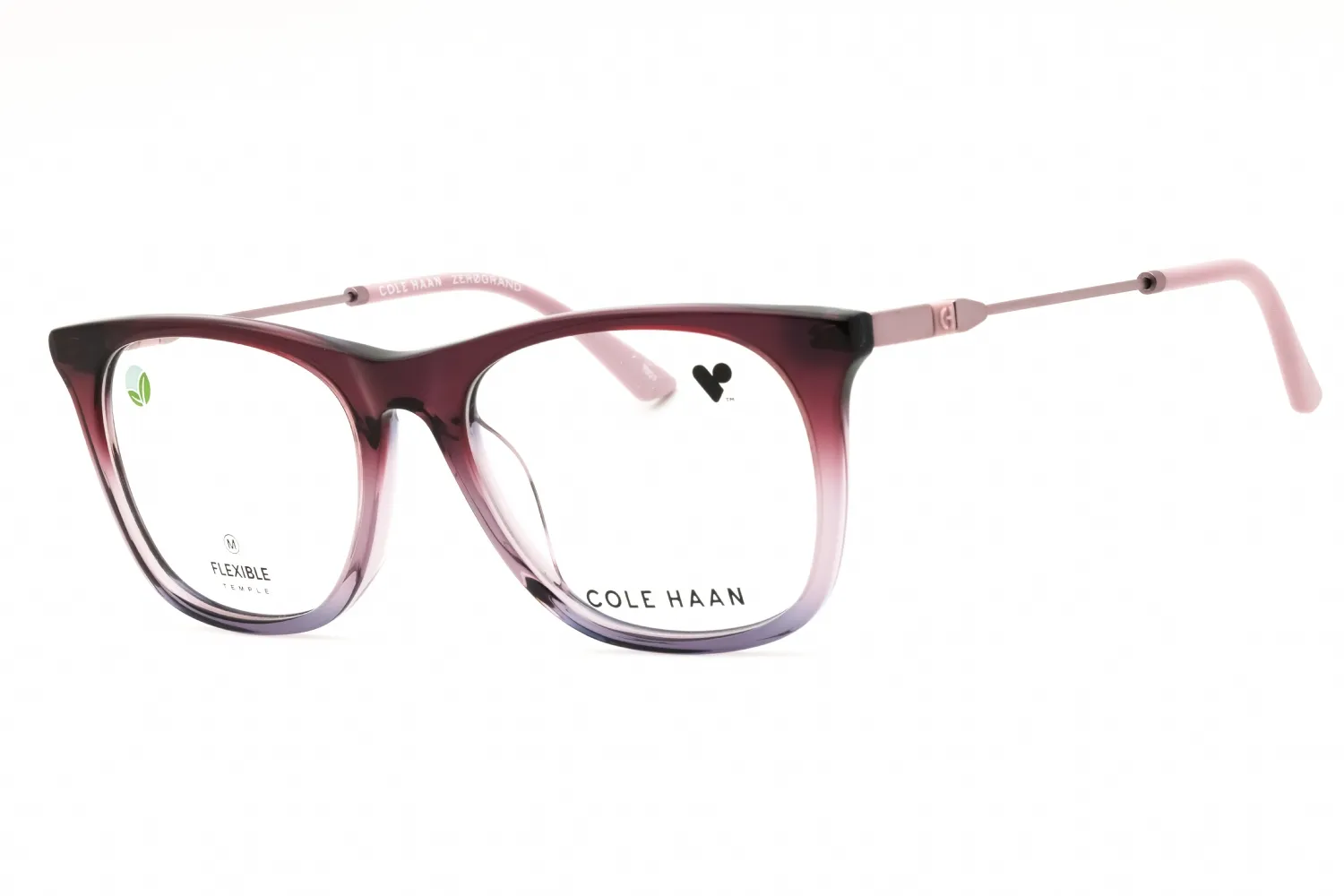 Cole Haan CH4520 505 Eyeglasses Plum Gradient 53mm Unisex