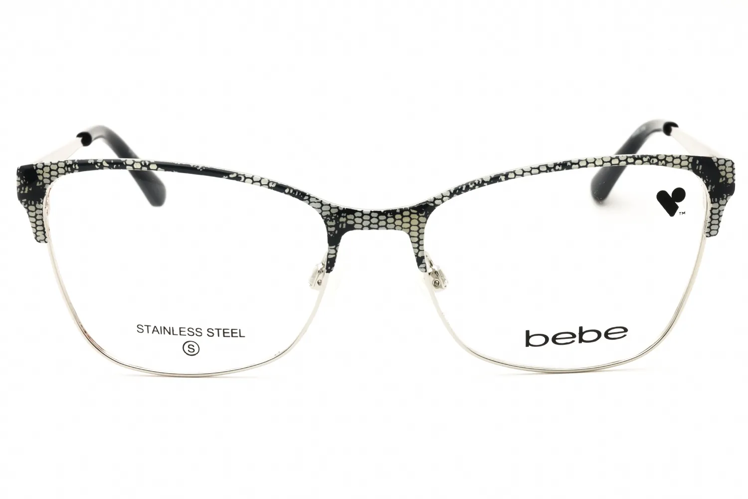 Bebe BB5221 410 Eyeglasses Navy Lace 52mm Women 2
