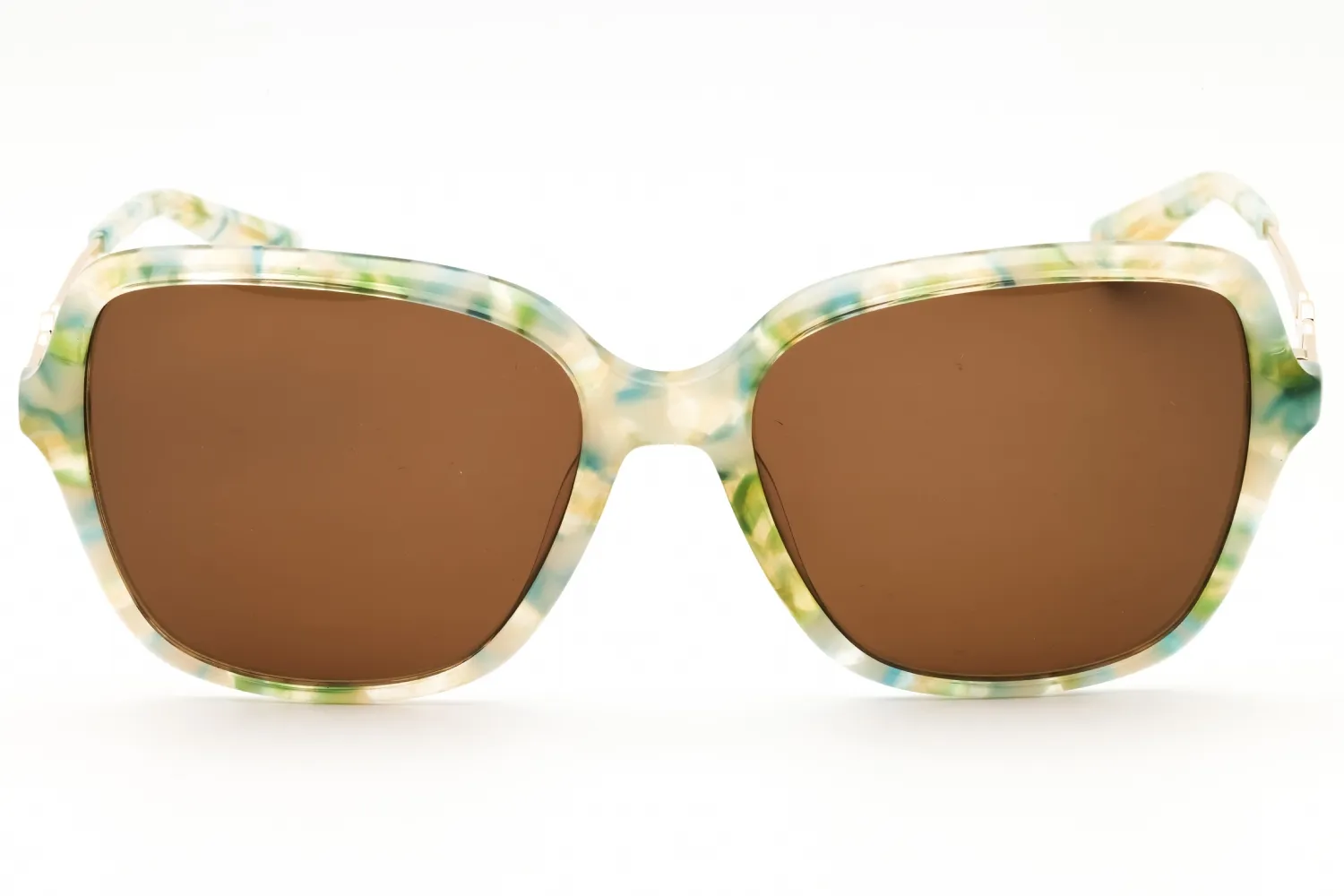 Anne Klein AK7093 330 Sunglasses Olive Marble 56mm Women 2