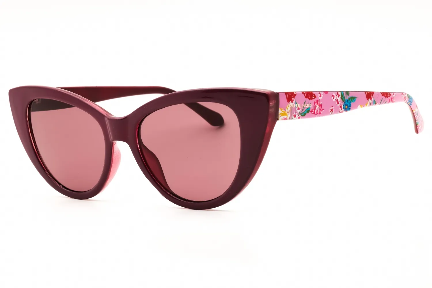 Draper James DJ7056 604 Sunglasses Merlot 53mm Women