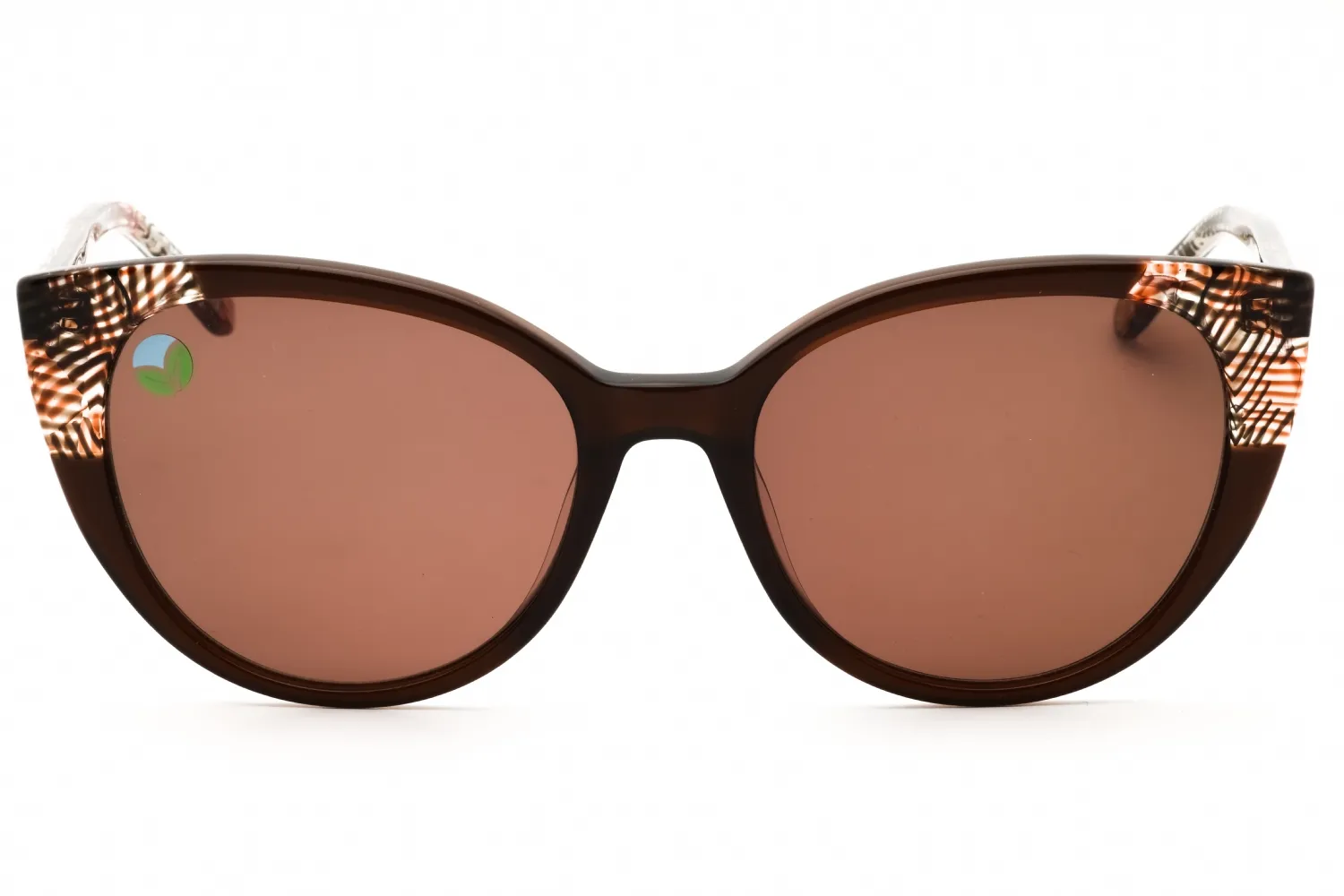 Anne Klein AK7099 200 Sunglasses Mocha Plaid 54mm Women 2