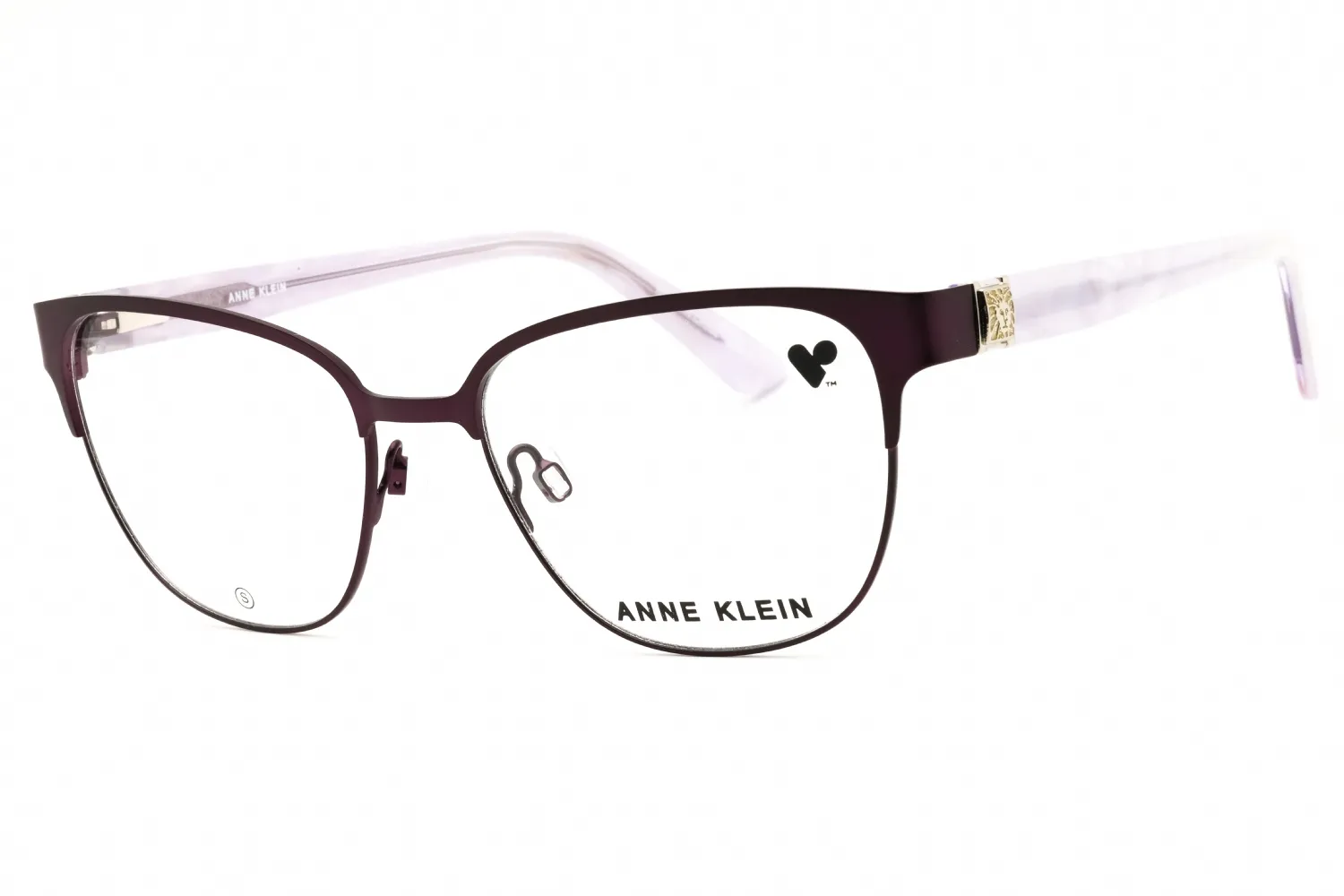 Anne Klein AK5122 512 Eyeglasses Plum 52mm Women