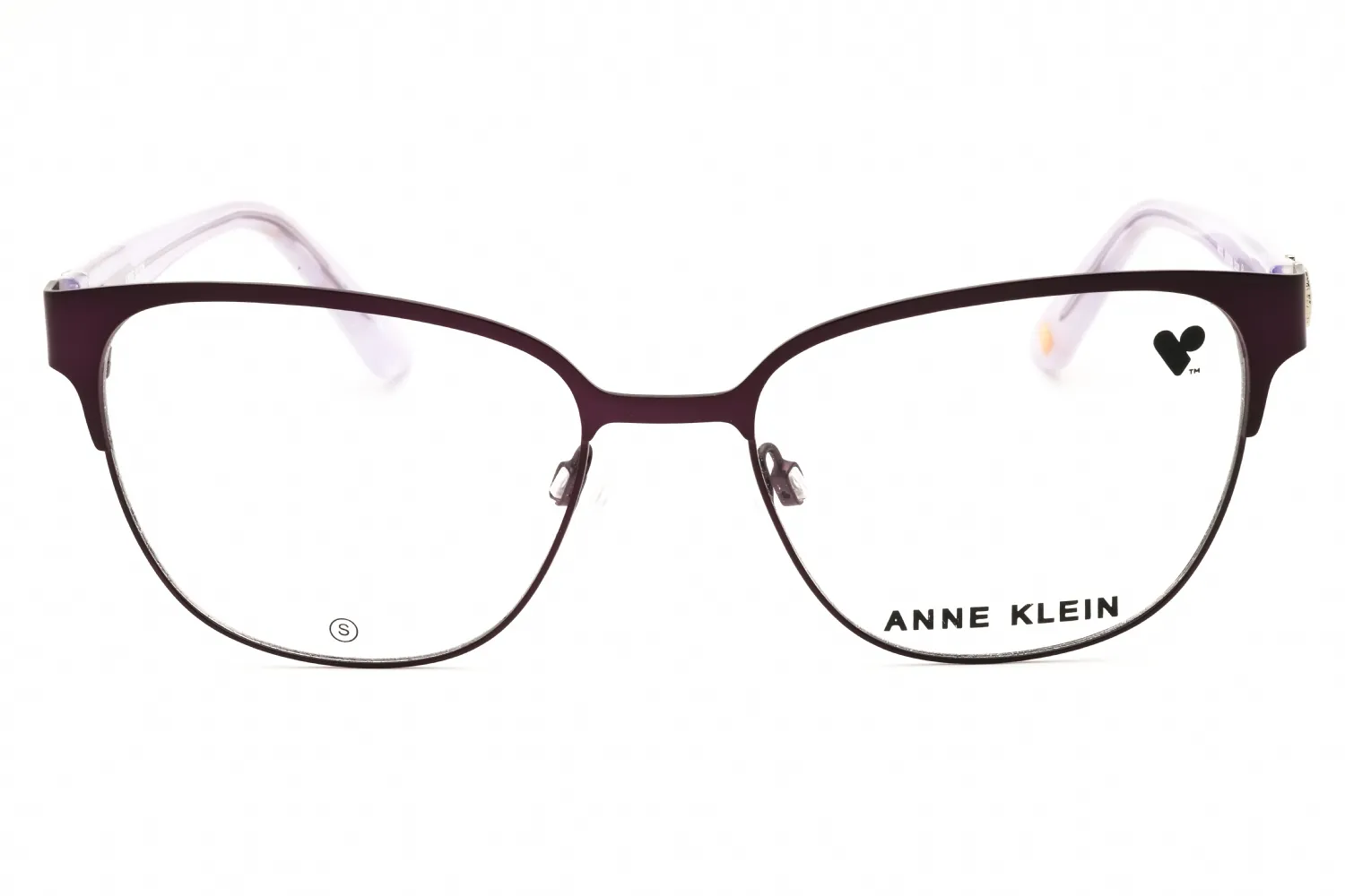 Anne Klein AK5122 512 Eyeglasses Plum 52mm Women 2