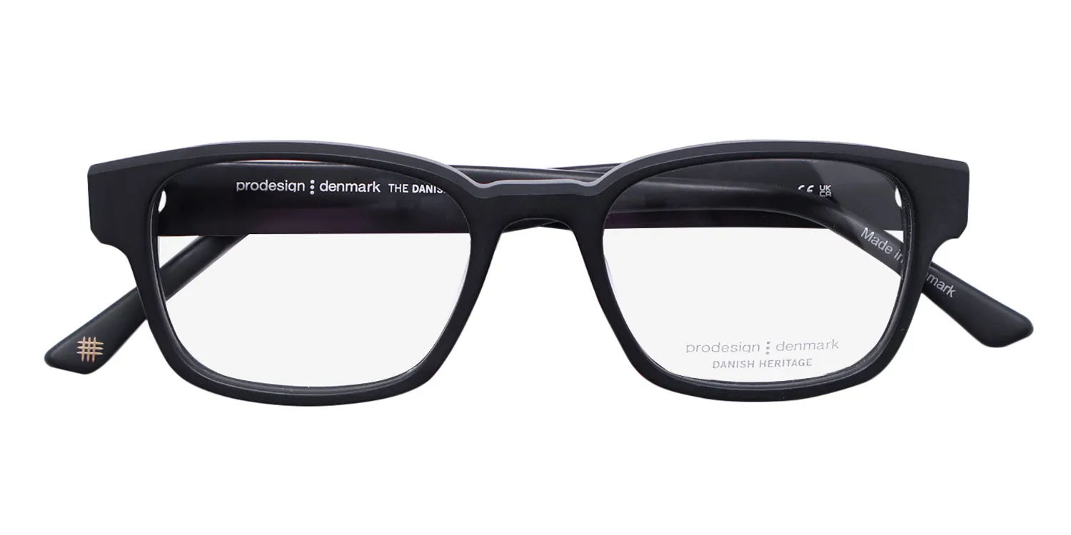 ProDesign Denmark Cut 5 6031 Eyeglasses Matte Black 51mm Men 2