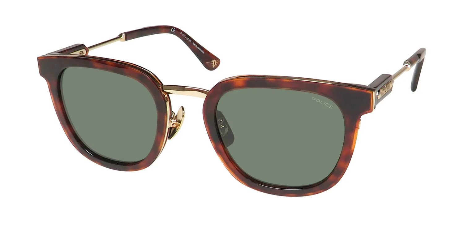 Police Splf19 Prince 3 oc10 Sunglasses Tortoise 51mm