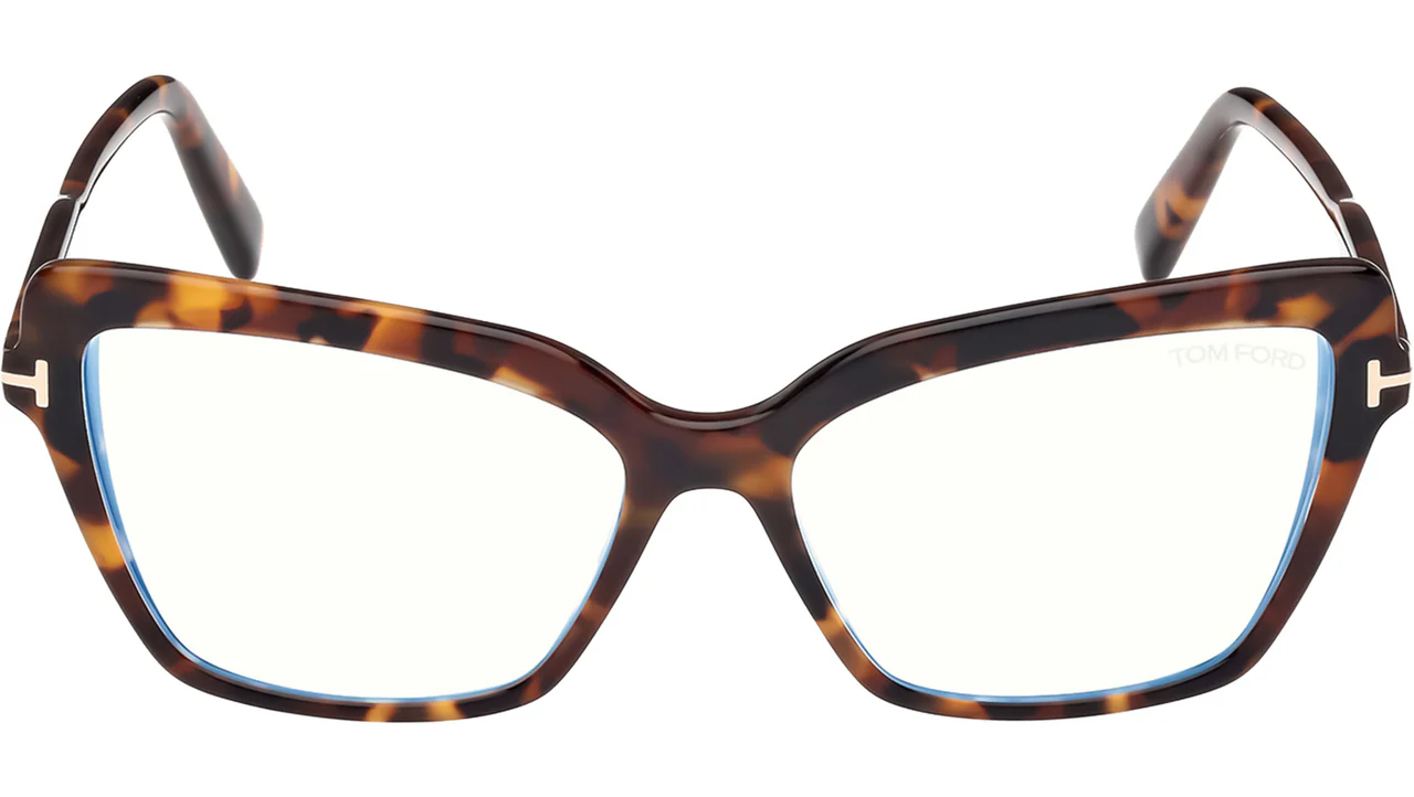 Tom Ford FT5948B 052 Eyeglasses Dark Havana 55mm Women 2