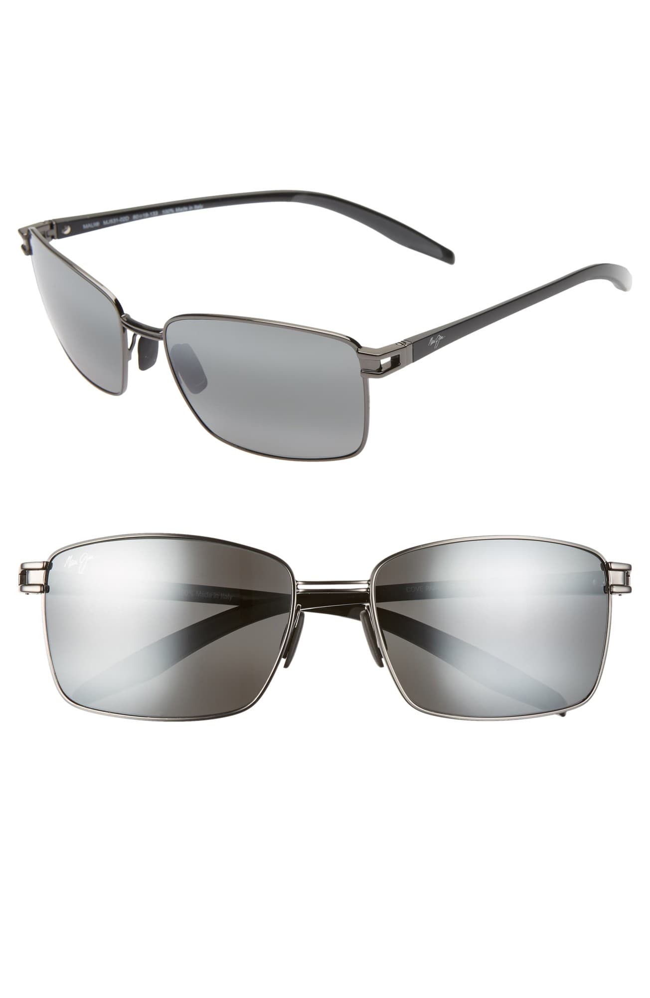 Maui Jim 531-02D Sunglasses Gray 133mm Men