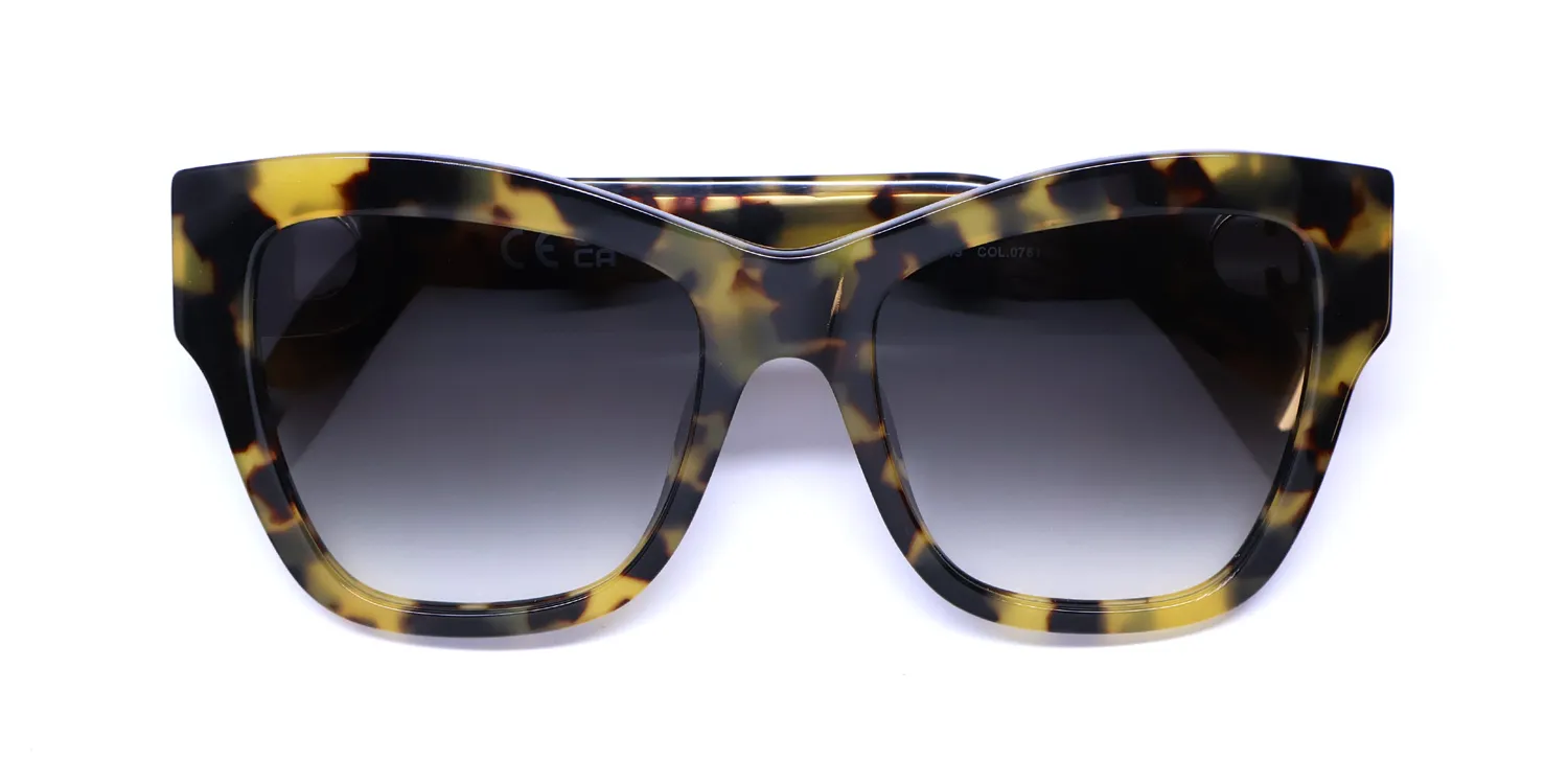 Just Cavalli Sjc037 0781 Sunglasses Green Tortoise 54mm 2