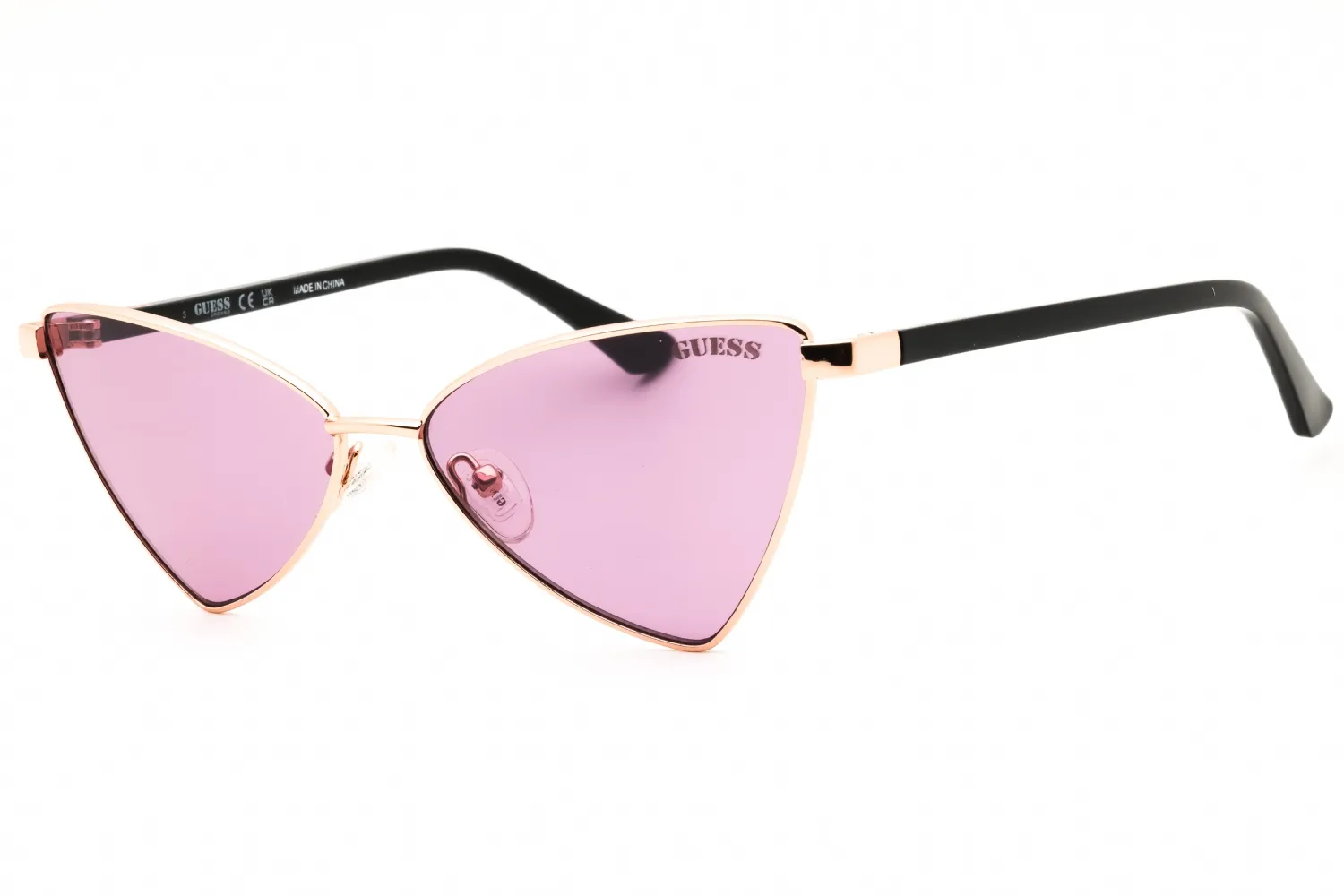 Guess GU8286 28Y Sunglasses Shiny Rose Gold 55mm Women