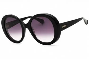 Max Mara MM0074 01B Sunglasses Shiny Black 54mm