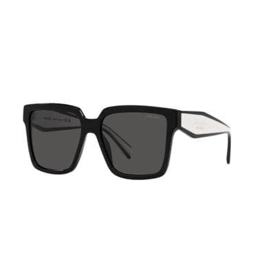 Prada SPR24Z 1AB-5S0 PR 24ZS Sunglasses Black 140mm Women