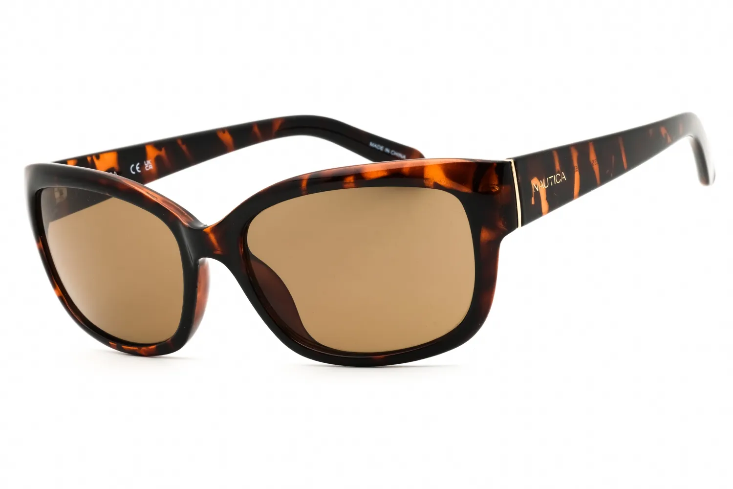 Nautica N2223S 206 Sunglasses Dark Tortoise 55mm Women