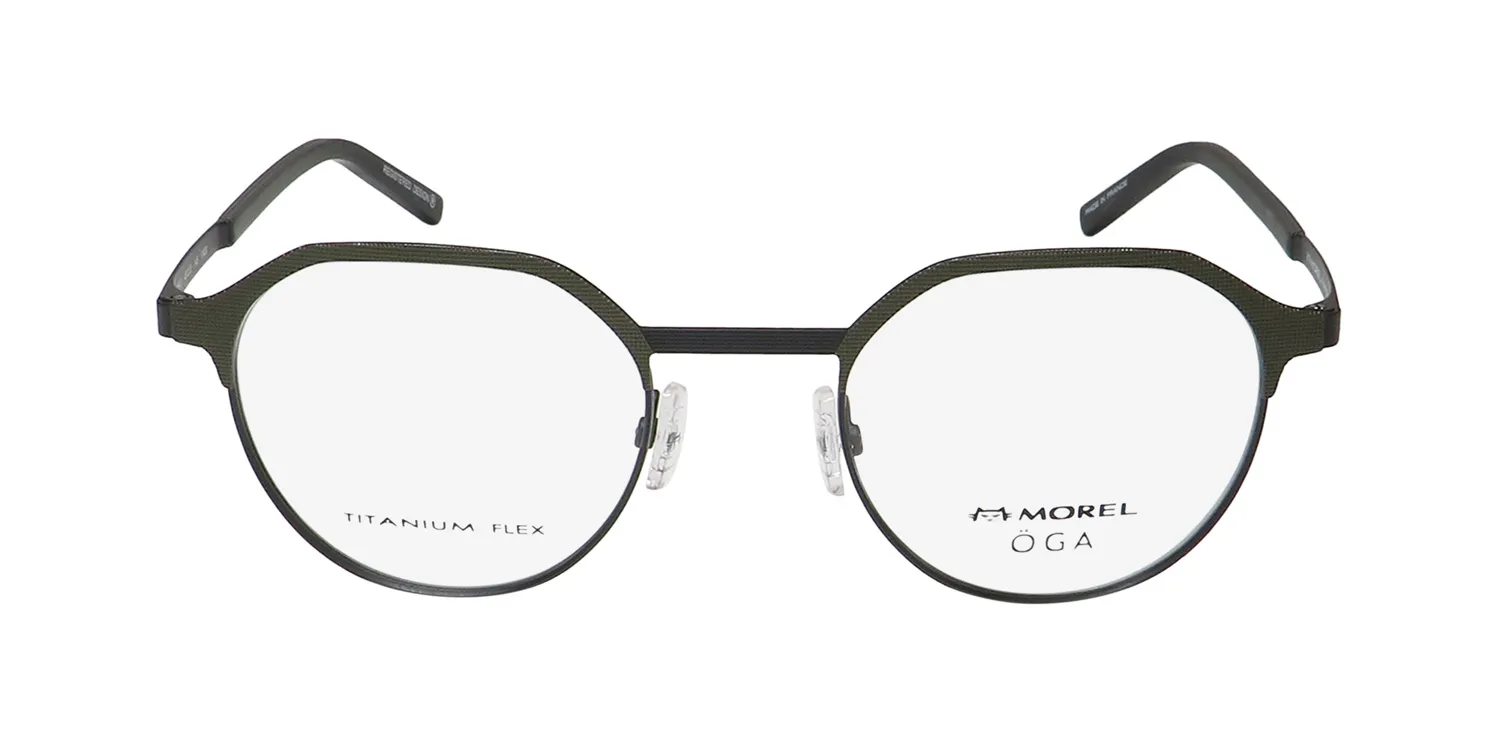 Morel Oga 10184o vn20 Eyeglasses Green 49mm 3