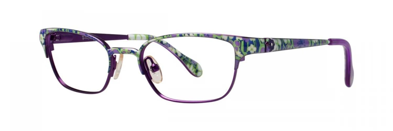 Lilly Pulitzer Tully Eyeglasses Navy 45mm Kids