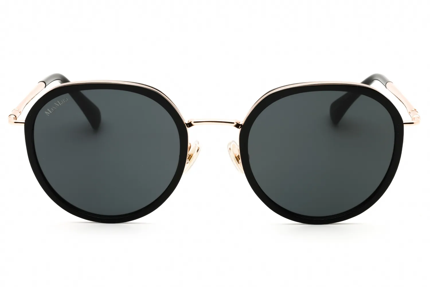 Max Mara MM0109-K 01A Sunglasses Shiny Black 54mm Women 2