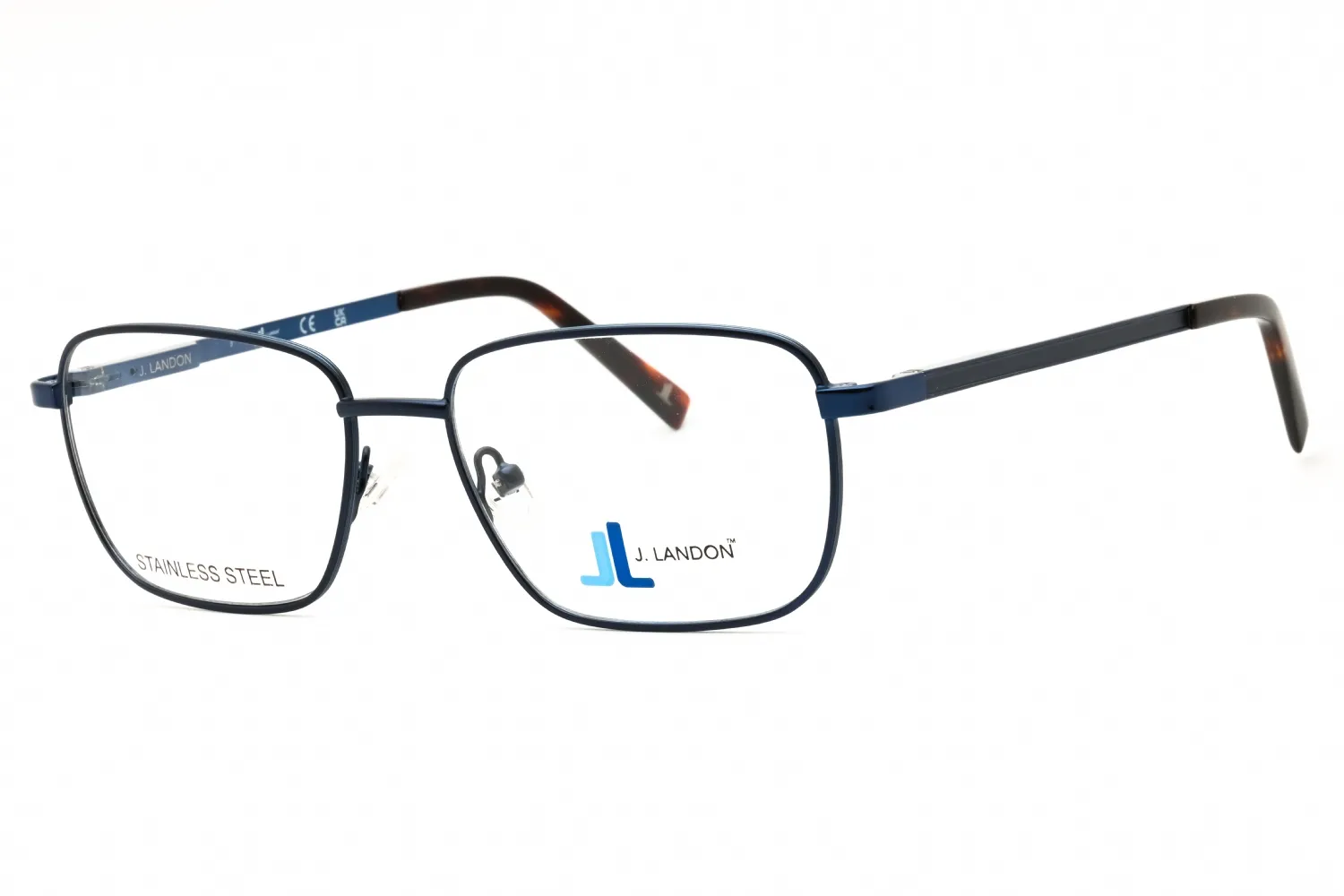 J. Landon JL1013 091 Eyeglasses Matte Blue 54mm Men