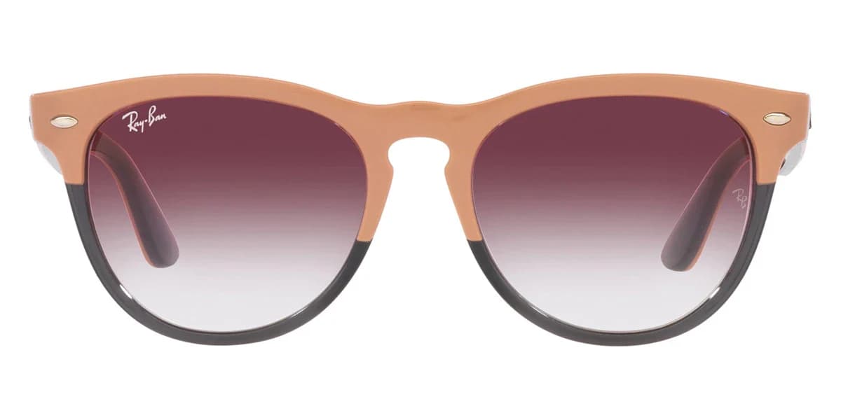 Ray-Ban RB4471 IRIS 66338H Sunglasses Black Beige 54mm Women 2