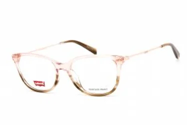 Levi's LV 5021 01ZX 00 Eyeglasses Pink Horn 51mm