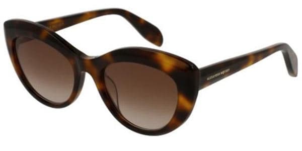 Alexander McQueen AM0040SA 005 Sunglasses Red 55mm Women