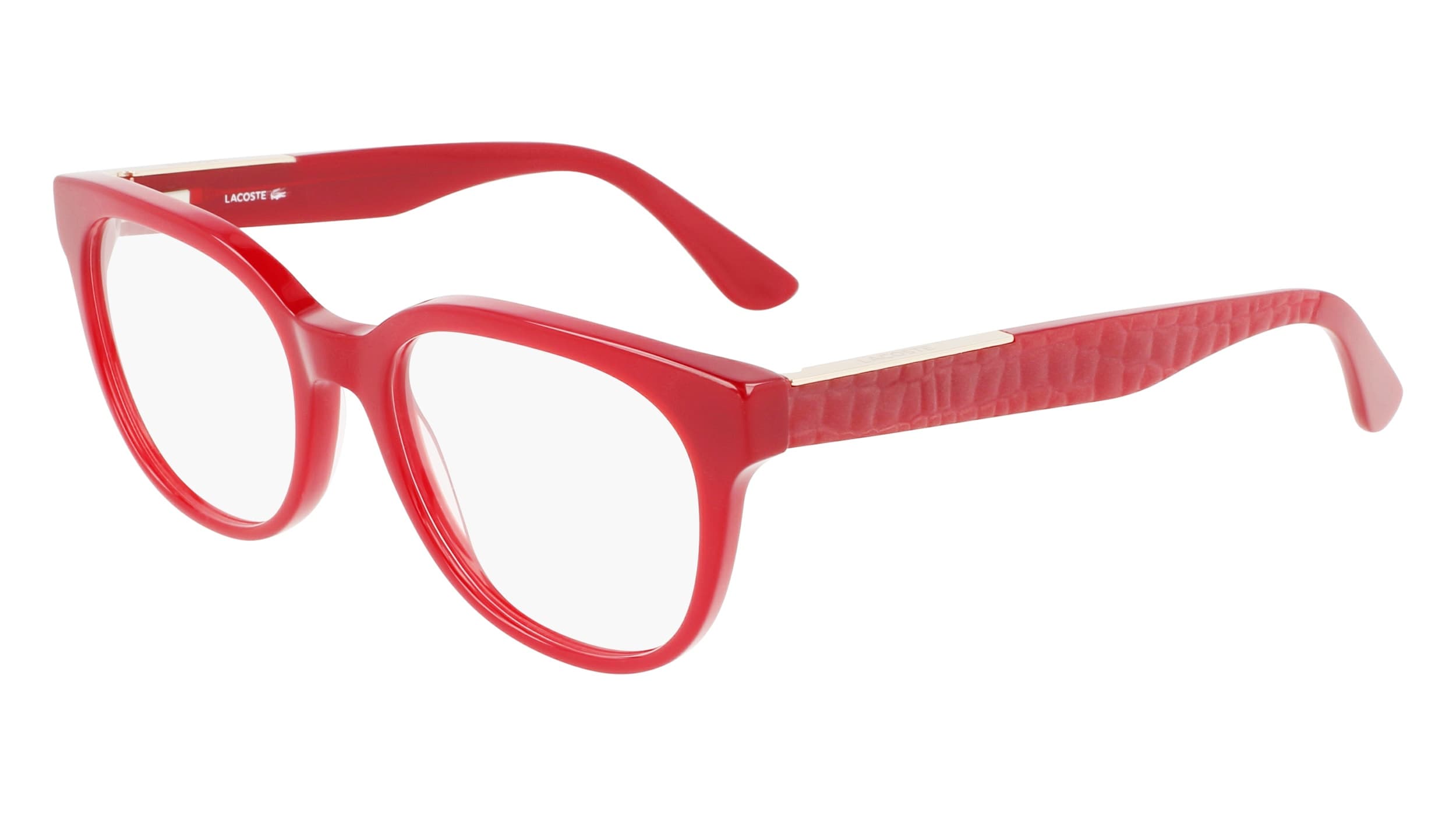 Lacoste L2901 601 Eyeglasses Opal Burgundy 53mm Women