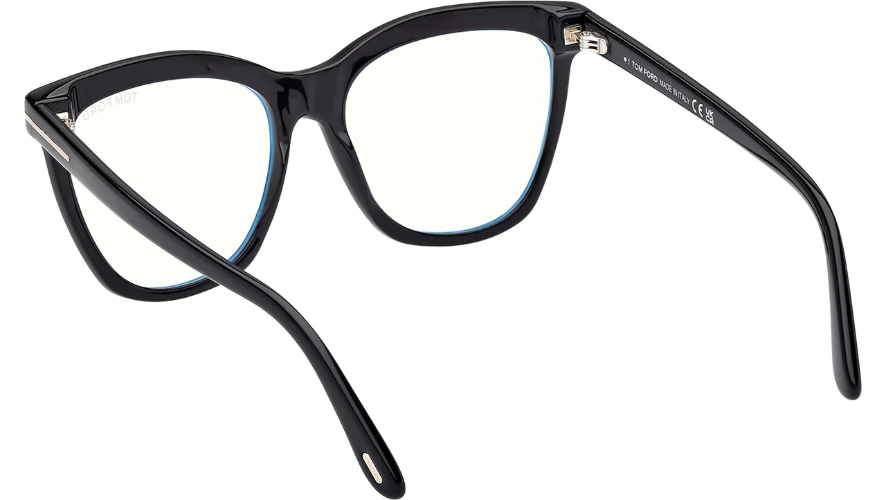 Tom Ford FT6042B 001 Eyeglasses Shiny Black 54mm Women 3