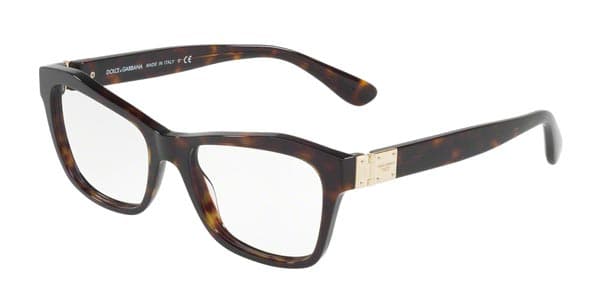Dolce&amp;Gabbana DG3273 502 Eyeglasses Brown 53mm Women