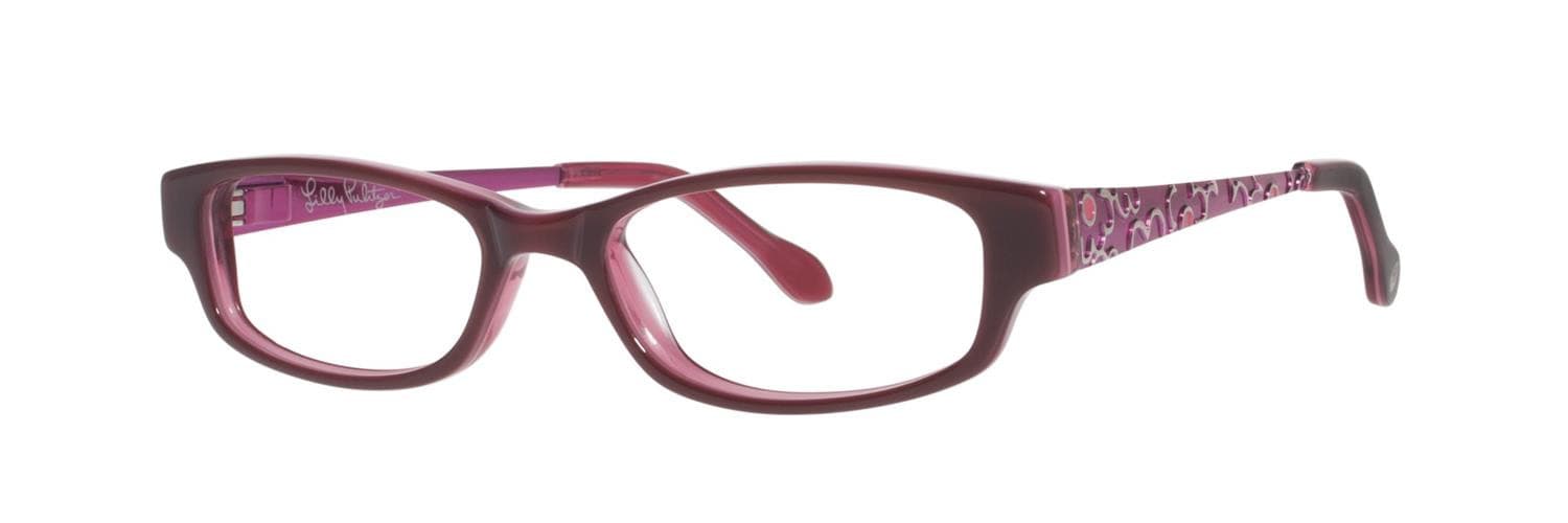 Lilly Pulitzer Linzy Eyeglasses Burgundy 45mm Kids