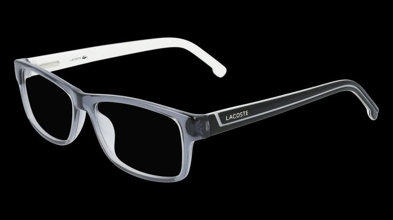 Lacoste L2707 035 Eyeglasses Transparent Grey 53mm Men