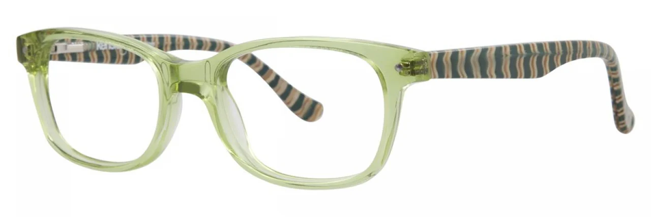 Kensie Stripes Eyeglasses Lime 45mm Kids