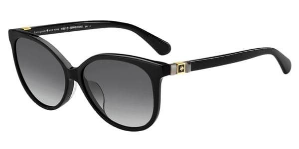Kate Spade BRIEANNA/F/S 8079O Sunglasses Black 57mm Women