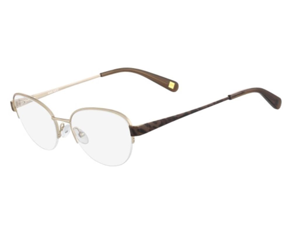 Nine West NW1060 717 Eyeglasses Brown Gold 50mm Women