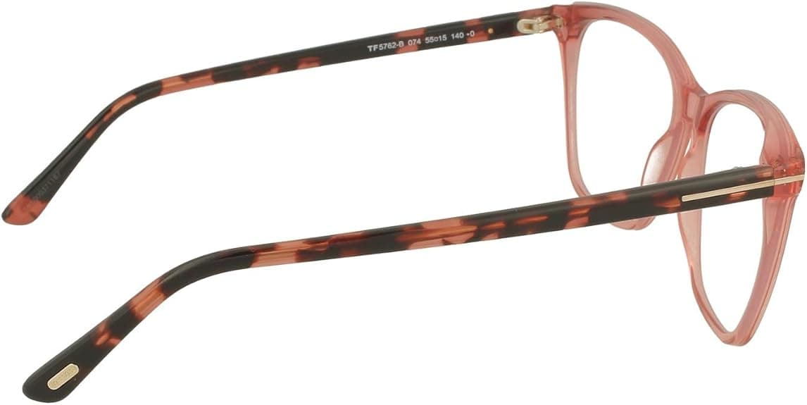 Tom Ford FT5762B 074 Eyeglasses Pink 55mm Women 5