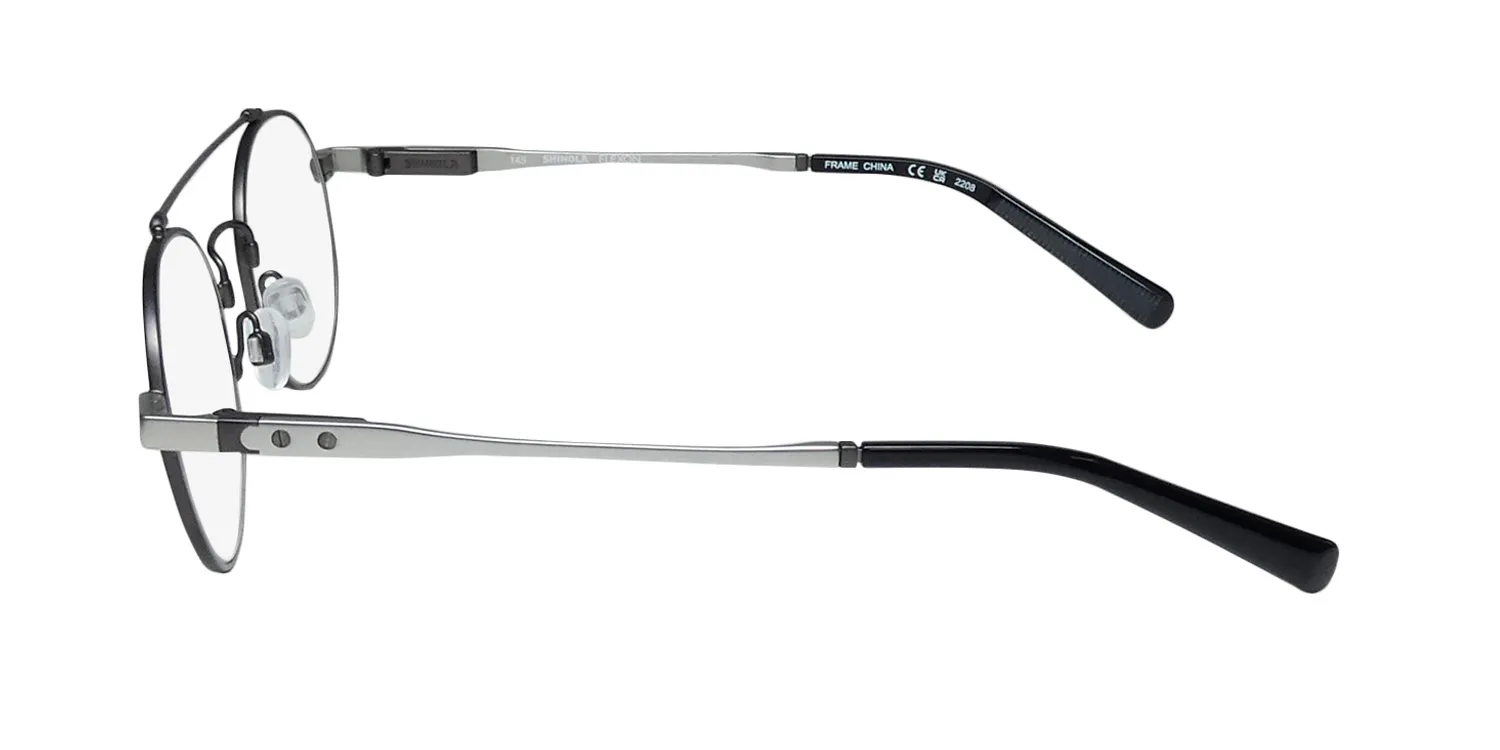 Flexon Shinola 21001 071 Eyeglasses Satin Gunmetal 49mm 4