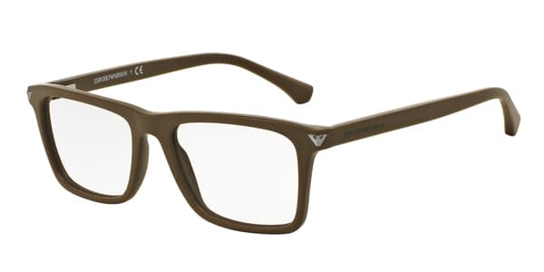 Emporio Armani EA3071 5453 Eyeglasses Brown 53mm Men