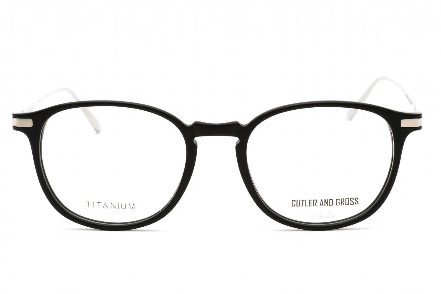 Cutler and Gross CG1303 001 Eyeglasses Silver 49mm Unisex 2