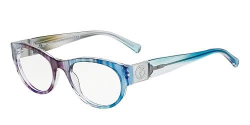Giorgio Armani AR7022H 5245 Eyeglasses Clear Blue Purple 52mm Women