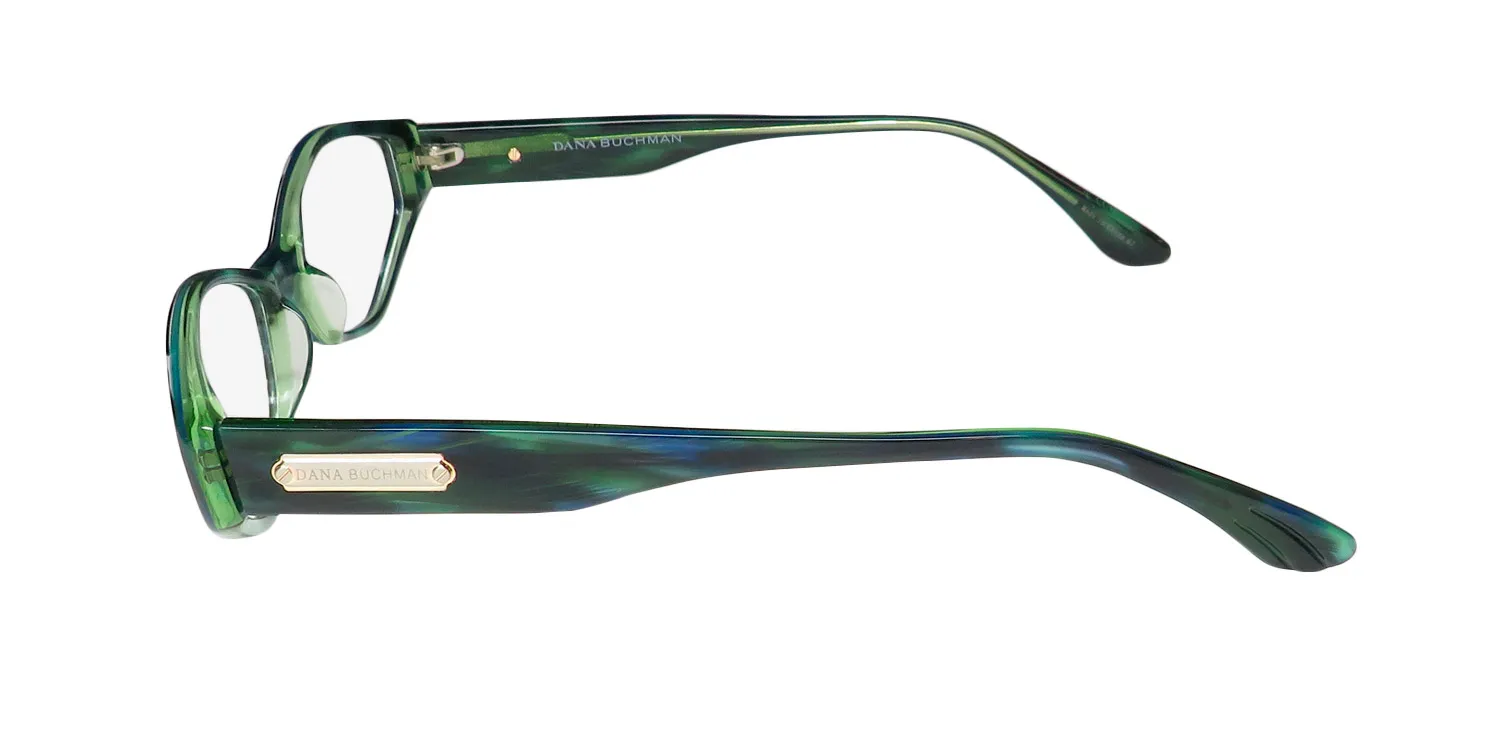 Dana Buchman Shelby aq Eyeglasses Aqua Tortoise 51mm 4