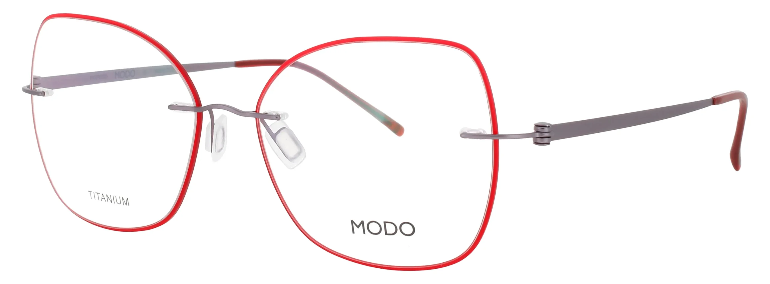 MODO 4609D RLAV0 Eyeglasses Red Lavender 52mm Women
